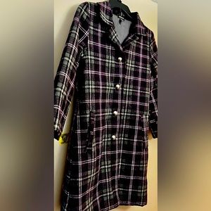 Gorgeous Gray and Purple Kenneth Cole coat! Perfect NWT condition!